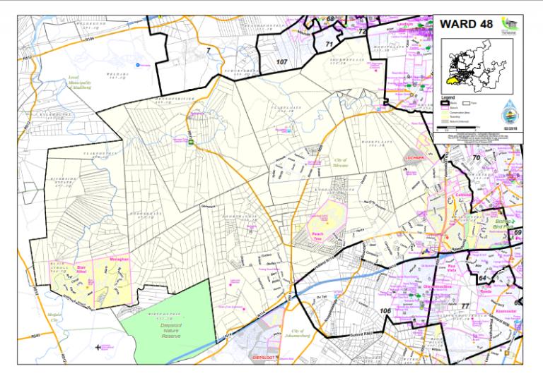 Ward 48 Boundries - Ward 48 Centurion