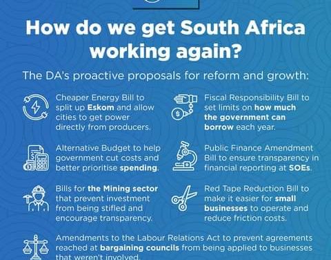 Today’s Inside Track from the Democratic Alliance