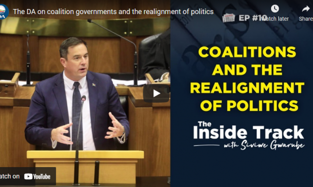 Today’s Inside Track from the Democratic Alliance