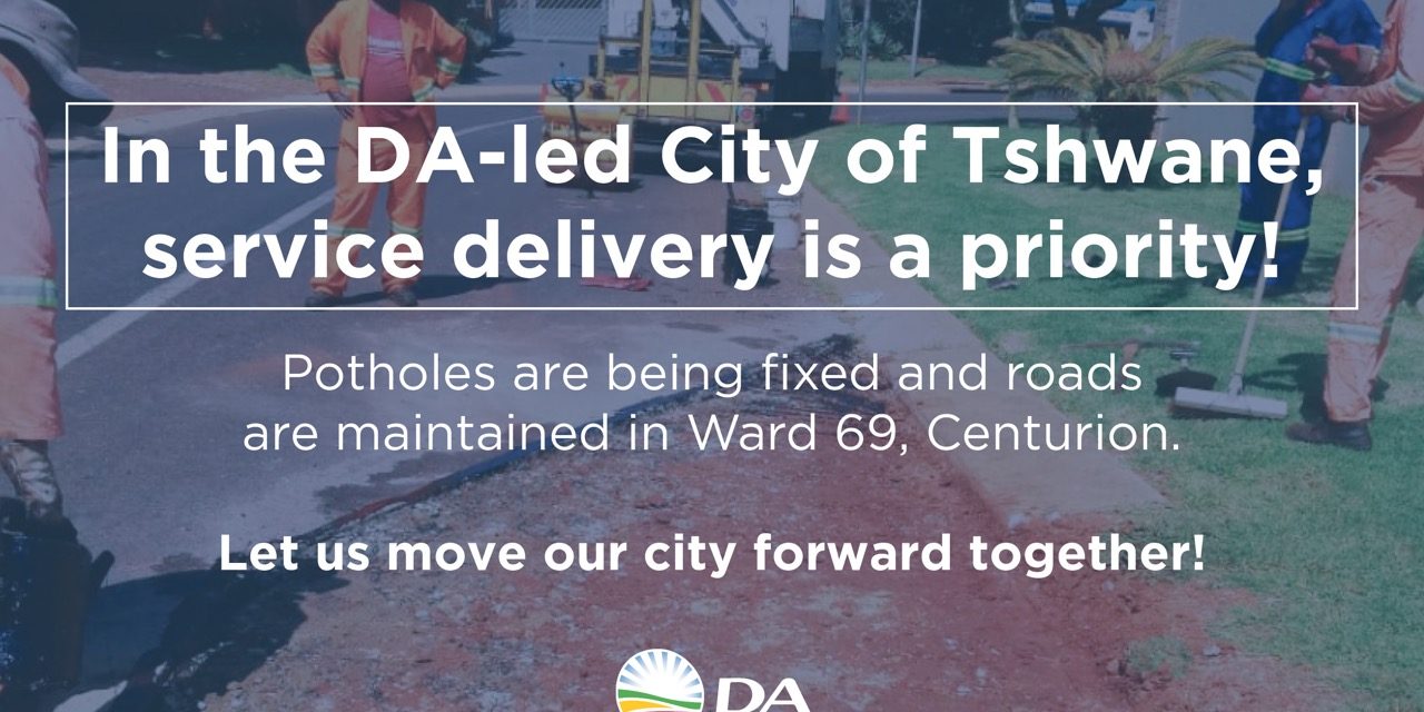 The DA difference is back in Tshwane