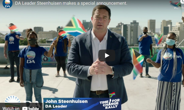 Today’s Inside Track from the Democratic Alliance