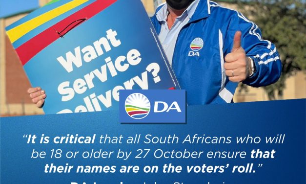 Today’s Inside Track from the Democratic Alliance