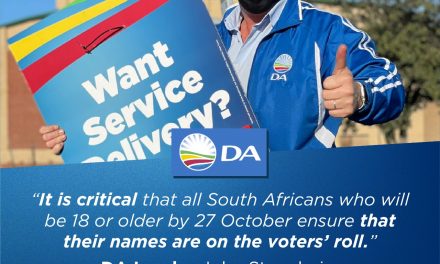 The DA is first out of the blocks to launch a voter registration campaign in the run-up to the local government elections.