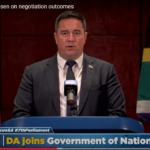 Address by John Steenhuisen on negotiation outcomes