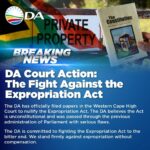 DA’s court challenge against Expropriation Act begins