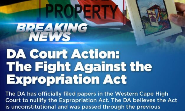 DA’s court challenge against Expropriation Act begins